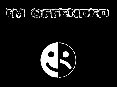 Im offended design design icon illustration logo vector