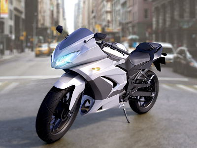 Bike 3D model 3d modeling 3d rendering