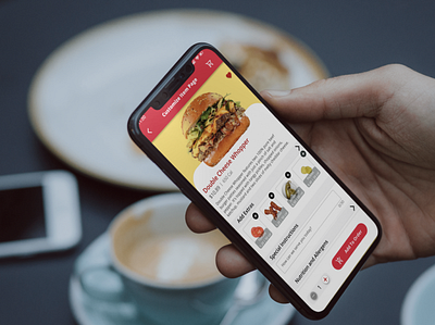 Food Delivery App For A Fast Food Restaurant - Burger House app branding design illustration logo typography ui ux vector