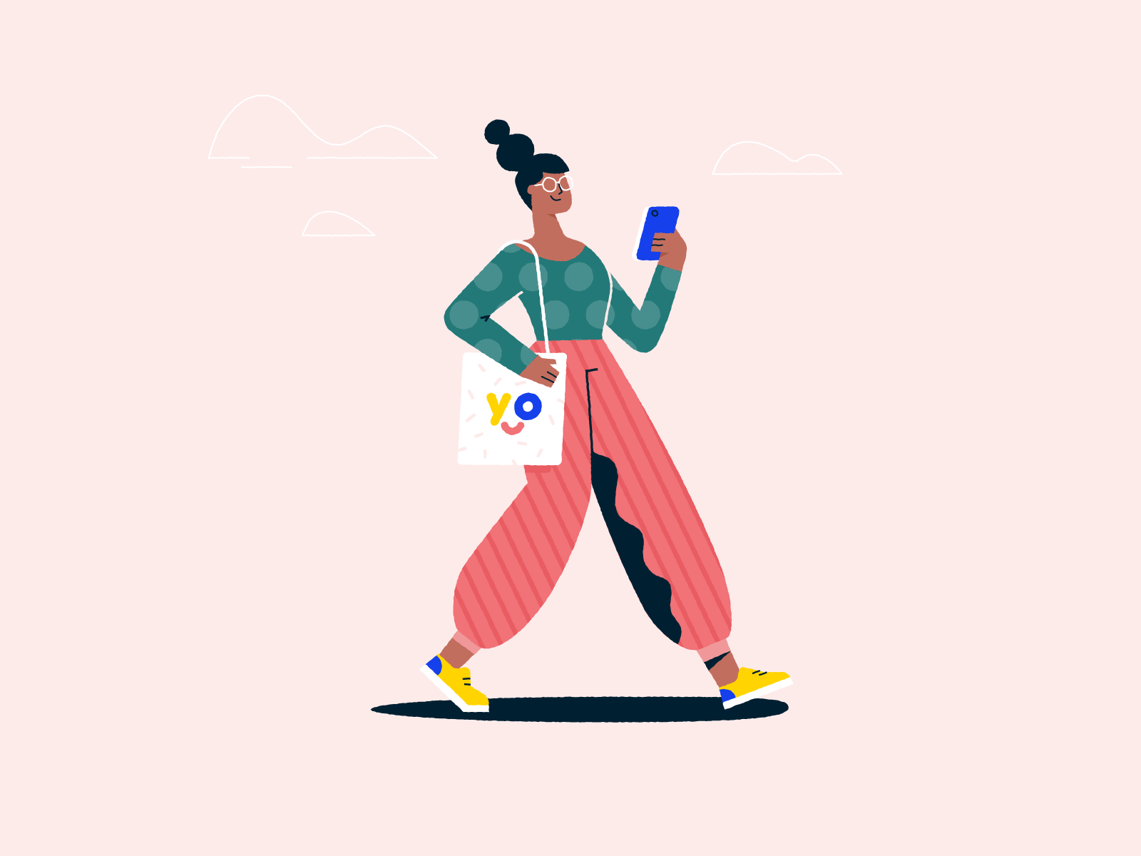 Walking by Patswerk on Dribbble