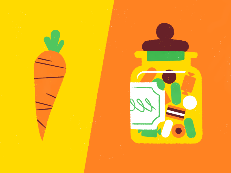 Carrot & Candy icons icon groceries retro mid century patswerk texture vintage candy vegetables carrot vector