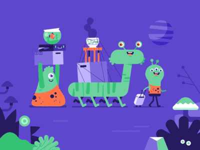 Alien nomads
