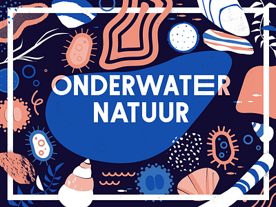 Underwater abstract experiment illustration nature patswerk pattern shell stones texture vector
