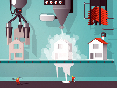 House Factory by Patswerk on Dribbble