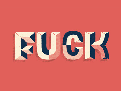 F*ck illustration lettering patswerk typography vector