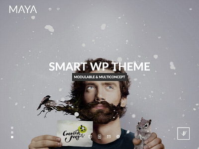 Maya - Smart & Powerfull WP Theme business creative multipurpose onepage php portfolio responsive shop wedding wordpress