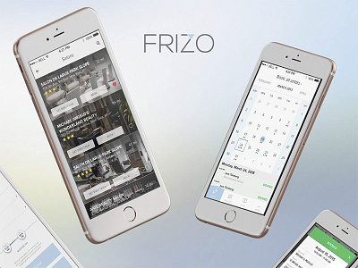 Frizo App. UI UX Design