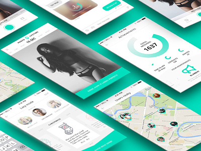 Startup messenger Fleek design fleek p8 platforma8 startup ui ux