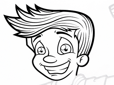 Sketch Character boy character sip sketch vector yabajale