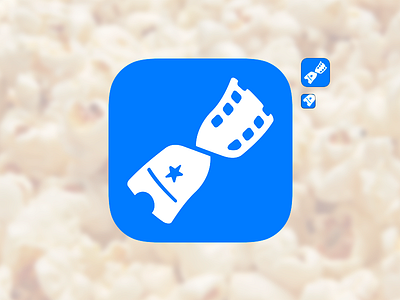 Cine+ App Icon cine cinema cinemasapp flat icon icon iconapp ios ios7 iphone movies picto tickets