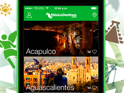 Destinos.app Teaser app culture destinos gui ios iphone mexico travel