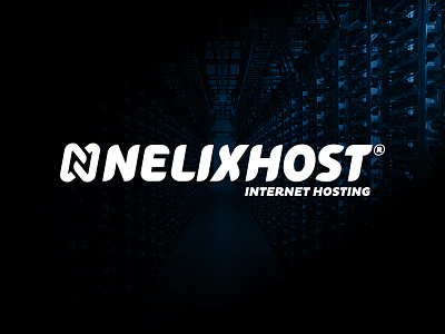 Nelixhost Hosting Logo brand host hosting identity logo nelixhost server