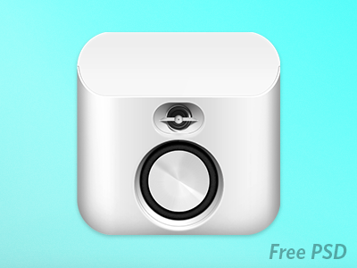 Speaker iOS Icon [PSD]