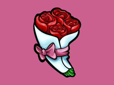 Love Flowers fanpop flowers gift goró illustrators love present roses valentine vector illustration
