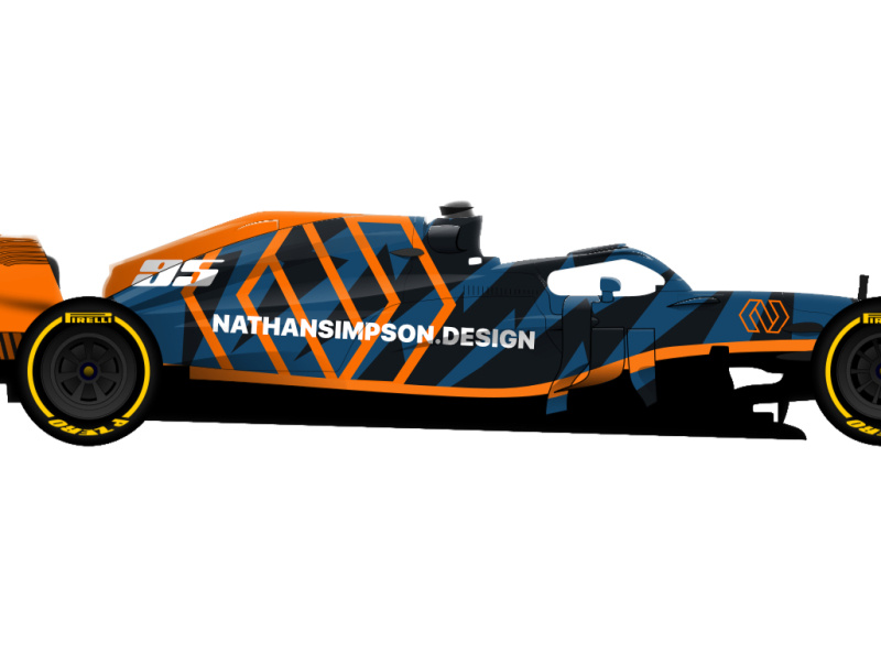 f1 car livery design