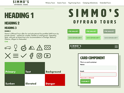 Simmo's Offroad Design System