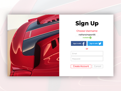 Sign Up dailyui