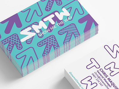 Show Me The Way - Branding Concept branding direction fun logo tron vibrant