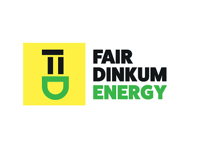 Fair Dinkum Energy energy green logo power