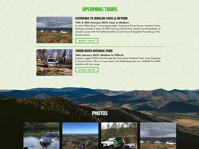 Upcoming Tours adventure offroad tourism web website