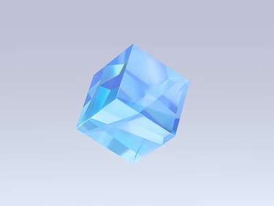 Cube and Lights 3d animation box c4d cube light motion