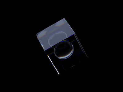 Crystal clear glass box animation box c4d cool crystal cycle glass lighting loop looping motion motion graphics