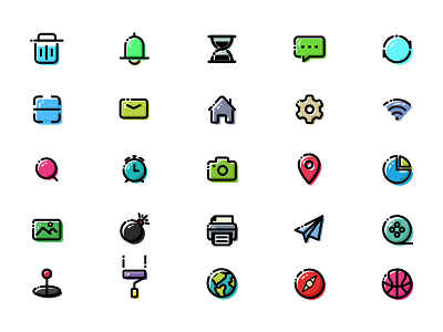 Little Icons color colorful icons