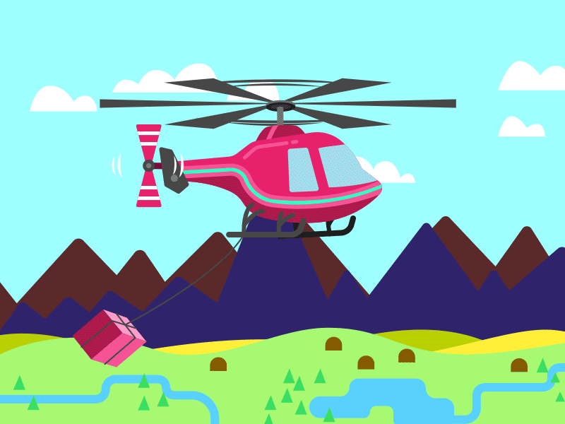 Helicopter by SaleFish on Dribbble