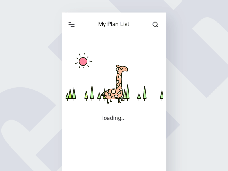 Giraffe animation gif giraffe loading run