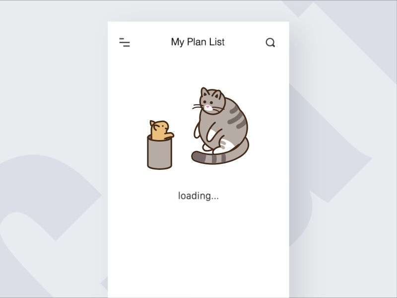 Fat cat and thin dog animation cat dog gif loading