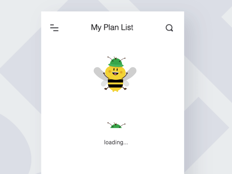 The little bee ae ai animation bee gif loading