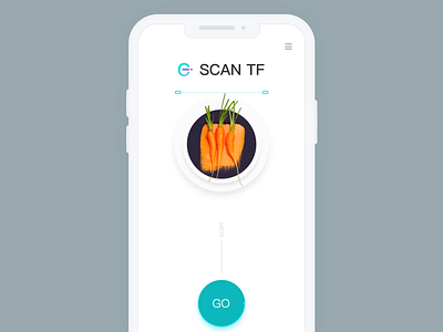 Scan Real Or Fake App ae analyze animation app data food gif loading scan ui