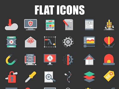 FLAT ICON design elements flat icon graphic design icon illustration