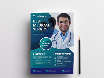 Medical Flyer & Healthcare Flyer Design Template
