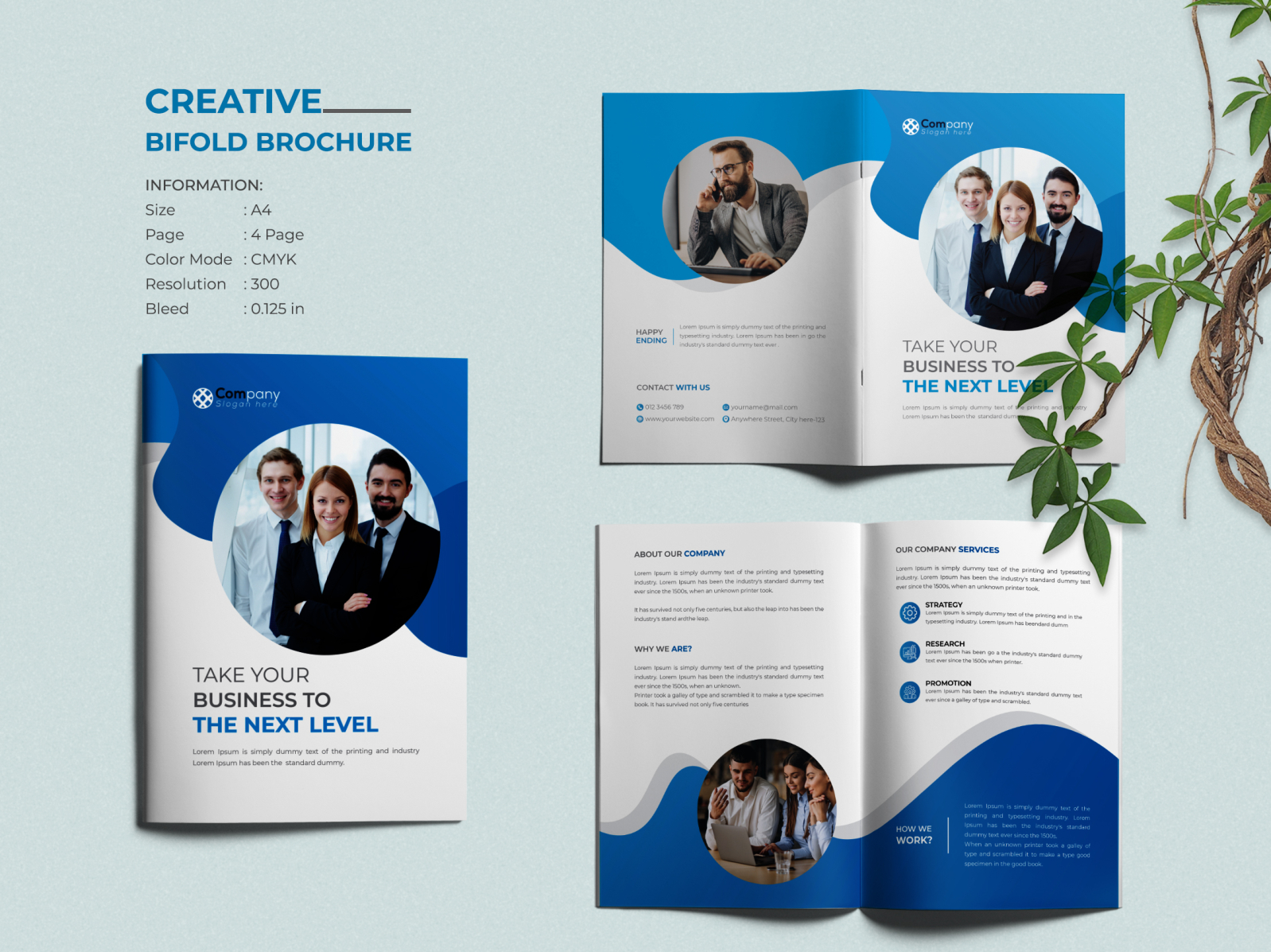 Creative Corporate Business Bifold Brochure Design by Md. Ashik ...