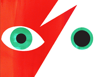 Bowie bowie david bowie eyes red vector