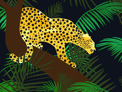 Jungle animal art face green illustration nature texture vector yellow