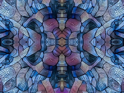 Patterns fractal mandala design