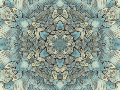 Patterns kaleidoscope mandala app design illustration logo
