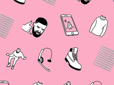 Hotline Bling boot drake hotline bling icons iphone turtleneck