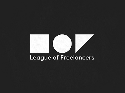 League of Freelancers abstract brand branding freelance freelancer identity league league of freelancers logo london minimal shapes