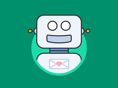 Email Geek Bot avatar bot email mascot robot