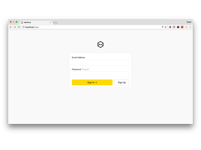 MailHive login page