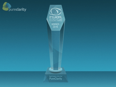 PureClarity Award Winner! 2d after effects award glass photoshop reflection