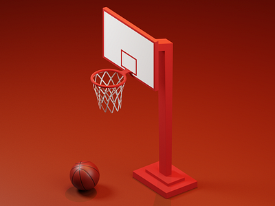 A single basketball panel basketball blender cycles cyclesrender modeling sport