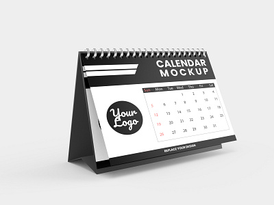 Calendar Mockup 3d rendering branding calendar clean graphic design illustration mockup product