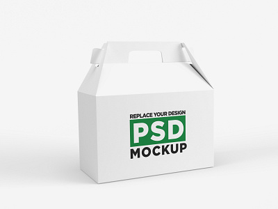 Food Box Mockup 3d rende 3d rendering clean design food box graphic design illustration mockup product