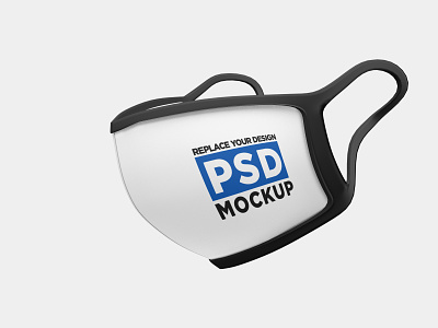 Face Mask Mockup 3d rendering branding clean design graphic design illustration mask mockup product