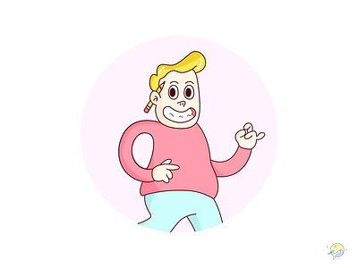 Daily illustrations =D cartoon network character design color cute illustration iphone man