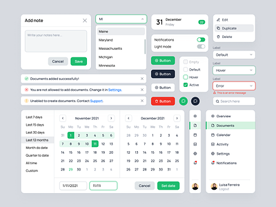 Design System Components auto layout buttons calendar checkboxes components contros date picker design design system dropdown iconography menu modal navigation radio button select snackbar styleguide toaster web app